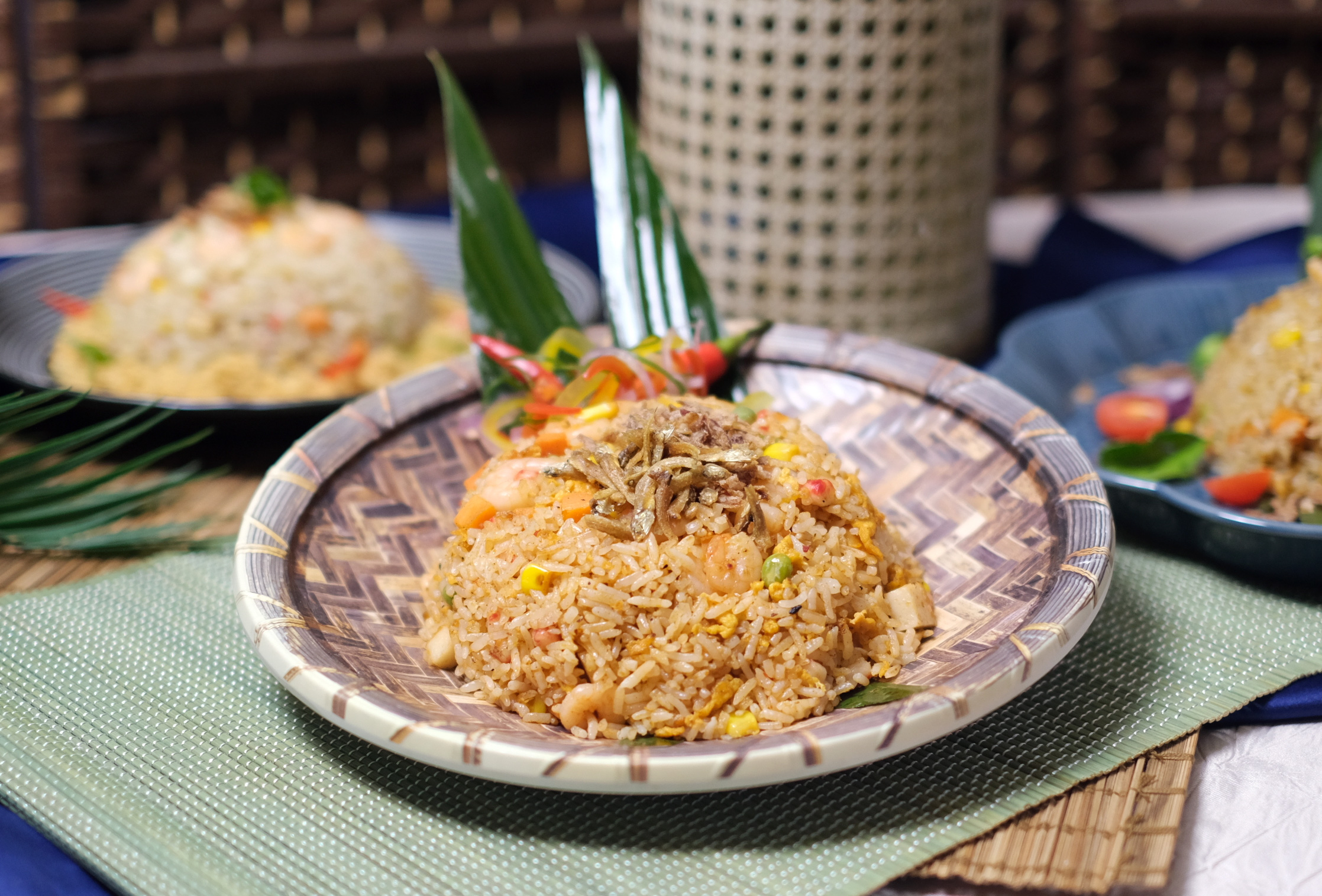Nasi-Goreng-Kampung-with-lkan-Bilis