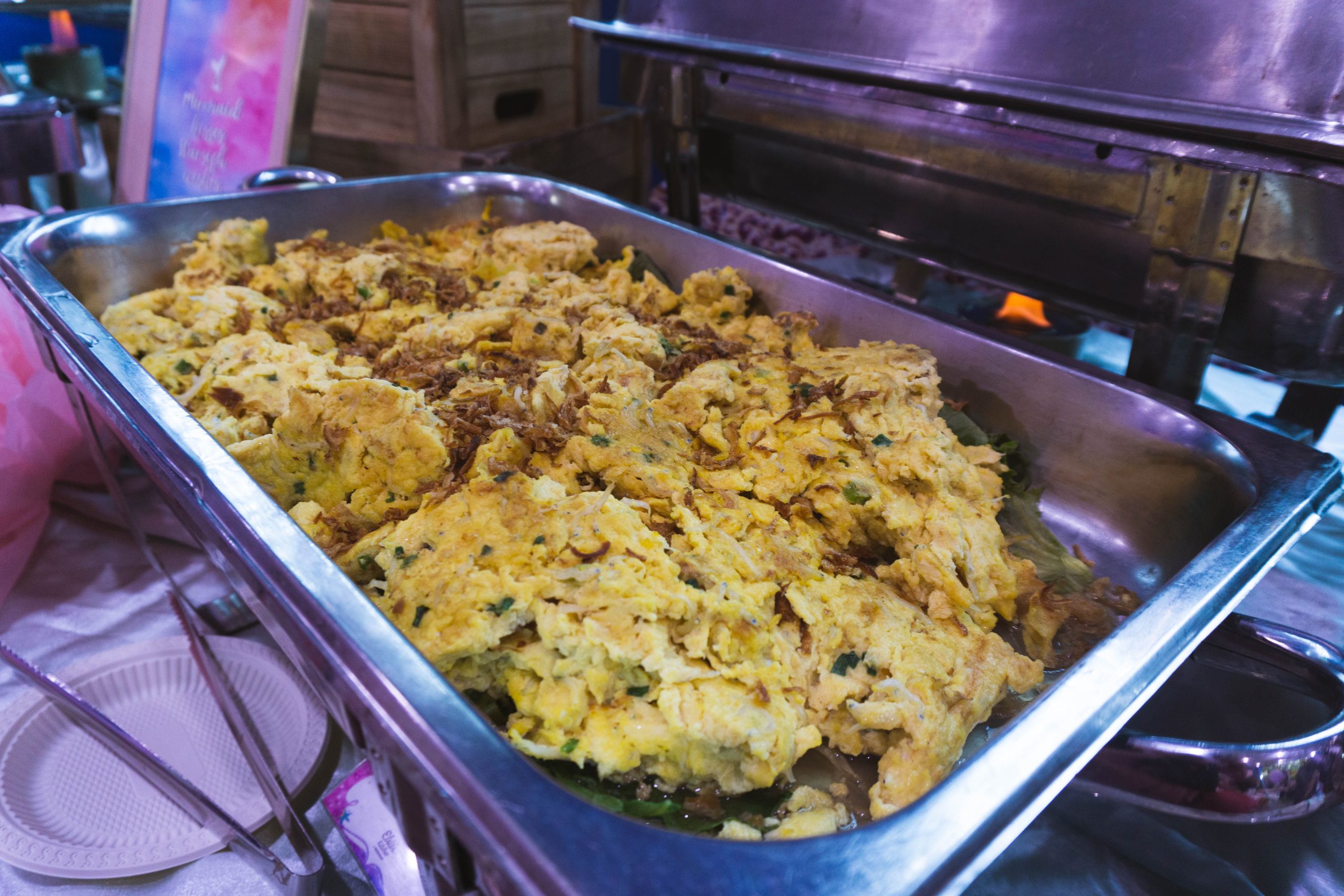 whitebait omelette