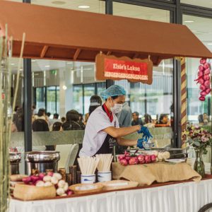 buffet catering booth
