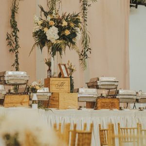 buffet style catering for wedding event