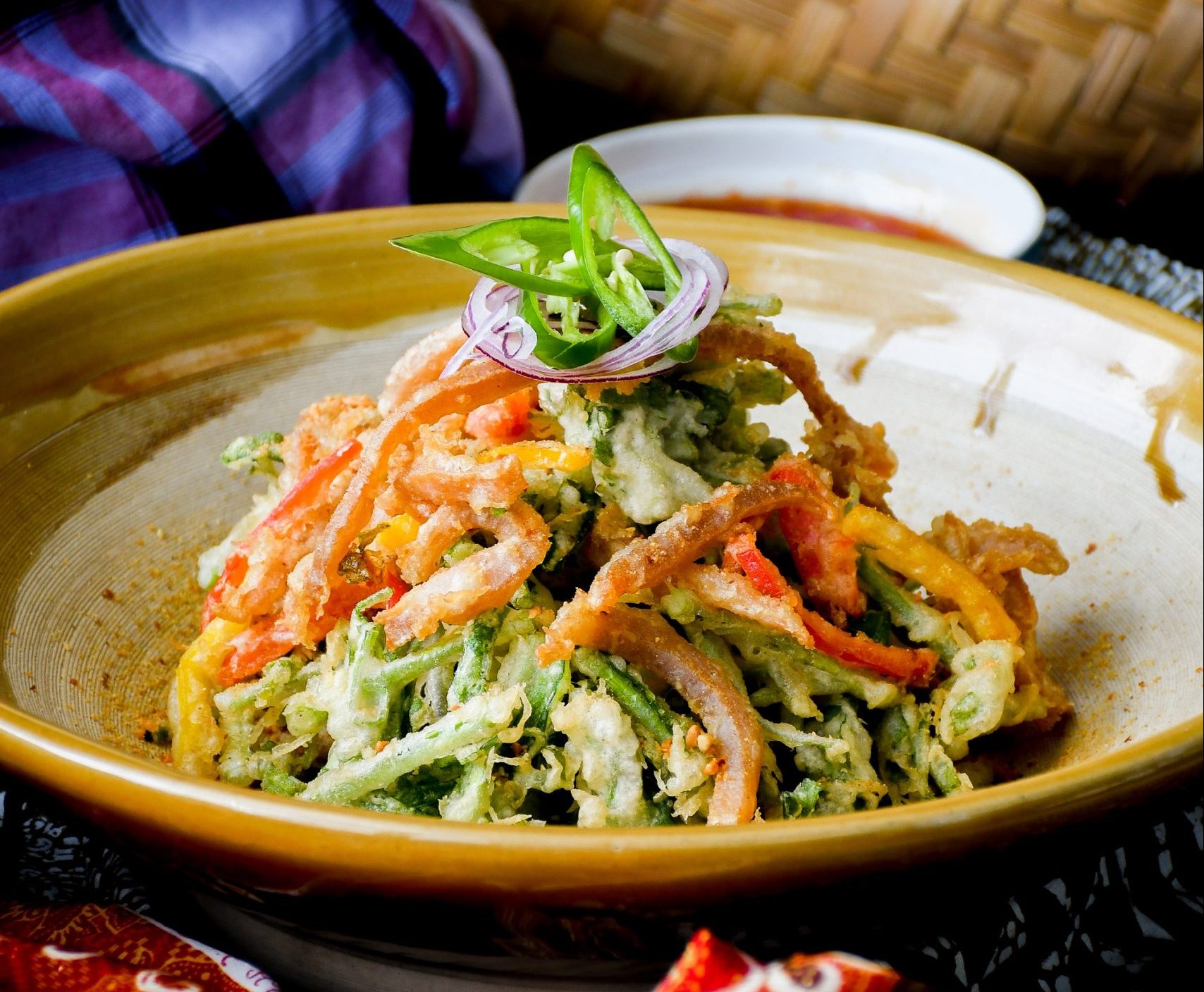 Cuttlefish & Kang Kong Tempura with Sweet Thai Chili