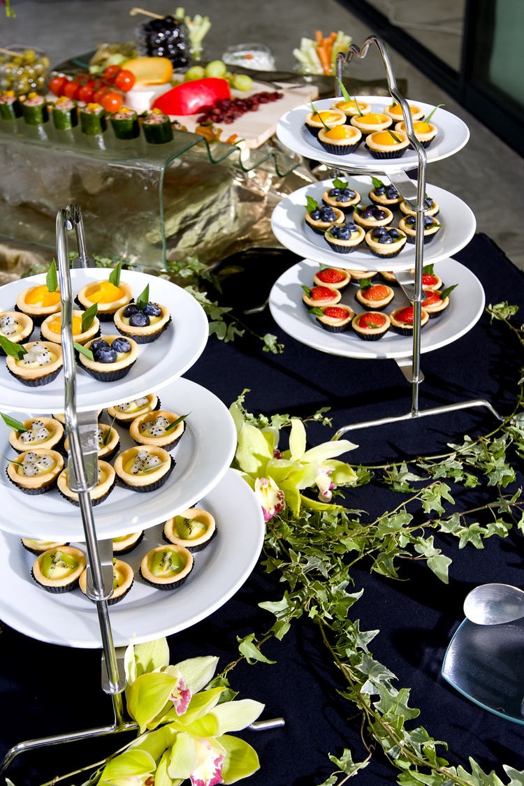 pastries for tea reception
