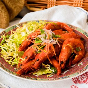 prawn dish