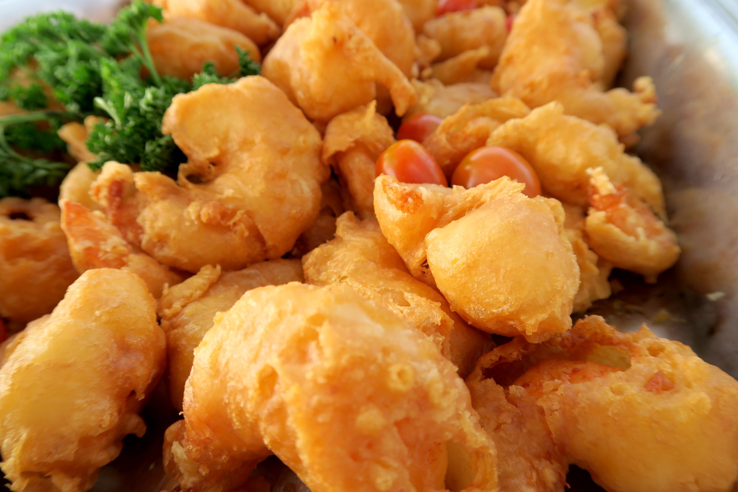 Prawn fritters