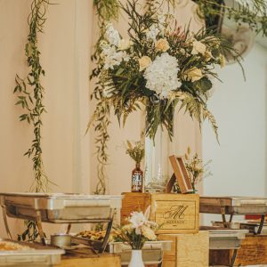 buffet style catering for wedding event