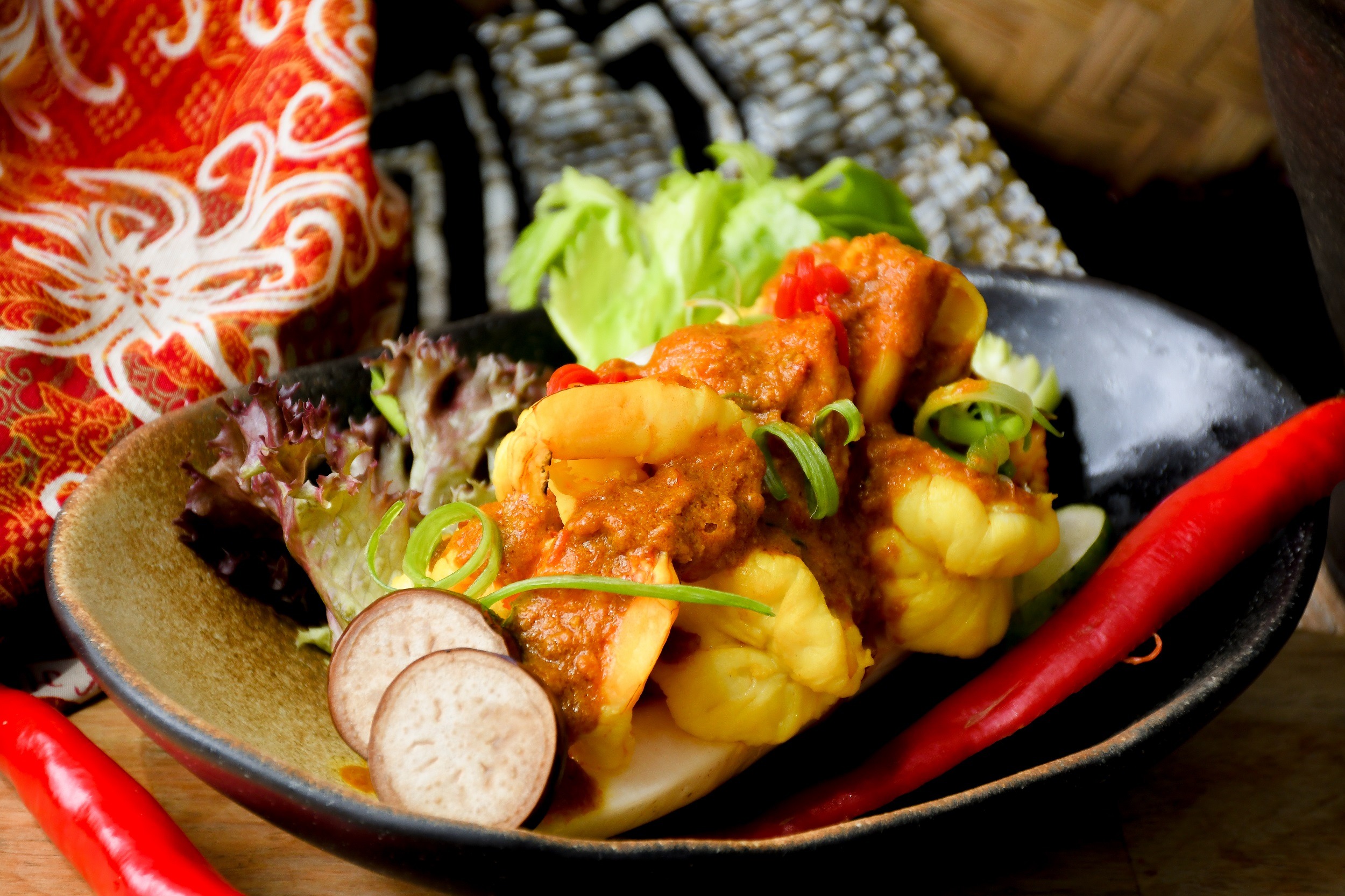 Thai Yellow Curry Prawns