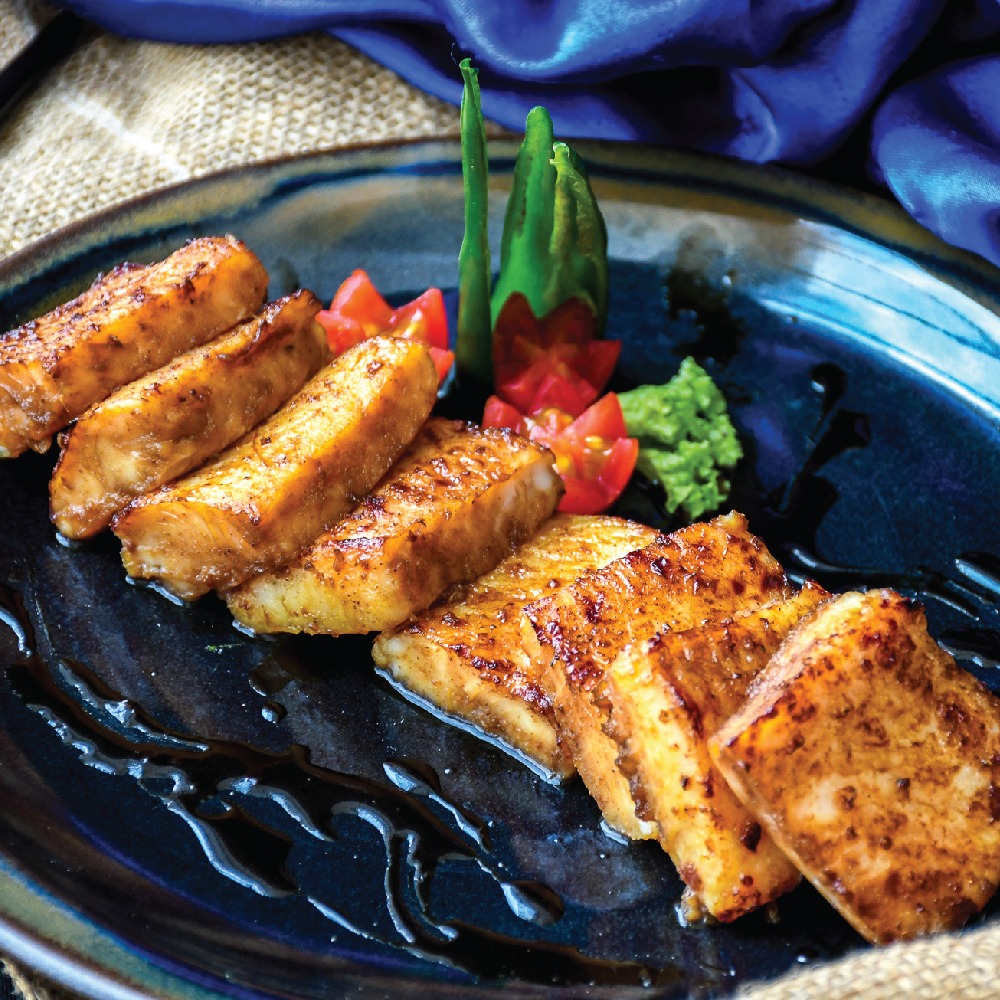 honey miso glazed chilean seabass