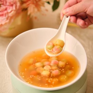 Triple Happiness Ball in Osmanthus Ginger Soup