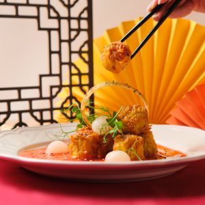 Crispy Siew Mai with Sweet & Tangy Longan Sauce