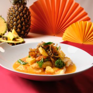 baked fish with pineapple curry
