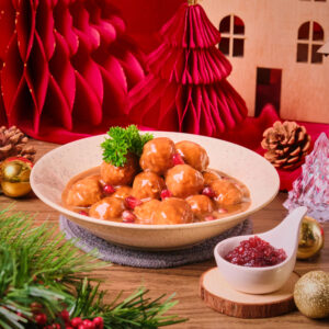 Swedish 100% Beef Bakso Meatball with Pomegranate