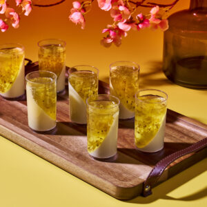 Soy Panna Cotta with Osmanthus Konnyaku