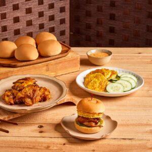 Nasi Lemak Chicken Slider