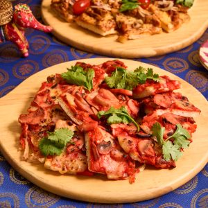 Tandoori Mushroom Pizza